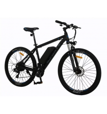 Аккумуляторный велосипед Forte Galaxy 350В (рама 17"/колеса 27.5"), чёрно-синий