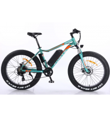 Аккумуляторный велосипед Forte Rapid 500Вт (рама 18"/колеса 26"), зелёный