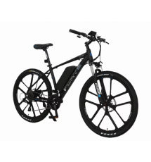 Аккумуляторный велосипед Forte Matrix 350В (рама 17"/колеса 26"), чёрно-синий