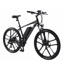 Аккумуляторный велосипед Forte Matrix 350В (рама 18"/колеса 27.5"), чёрно-красный