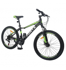 Велосипед Forte Warrior (рама 12"/колеса 24") черно-зеленый