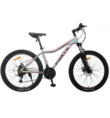 Велосипед Forte Vesta (рама 15"/колеса 26") серо-розовый