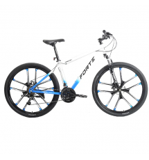 Велосипед Forte Omega (рама 17"/колеса 27.5") бело-синий