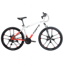 Велосипед Forte Omega (рама 17"/колеса 27.5") бело-красный