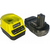 Зарядное устройство Ryobi RC18120-120 + аккумулятор 18В, 2,0 А/ч