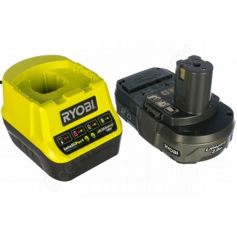 Зарядное устройство Ryobi RC18120-120 + аккумулятор 18В, 2,0 А/ч