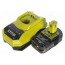 Зарядное устройство Ryobi RBC18L15 + аккумулятор 18В, 1,5 А/ч