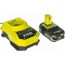 Зарядное устройство Ryobi RBC18L15 + аккумулятор 18В, 1,5 А/ч
