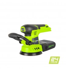 Эксцентриковая шлифмашинка аккумуляторная Greenworks G24ROS