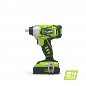 Гайковерт аккумуляторный Greenworks G24IW