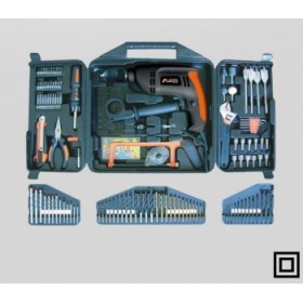 Дрель ударная с набором 175 предметов Wintech WID-810B