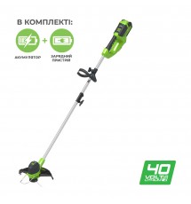 Триммер аккумуляторный Greenworks G40LTK2
